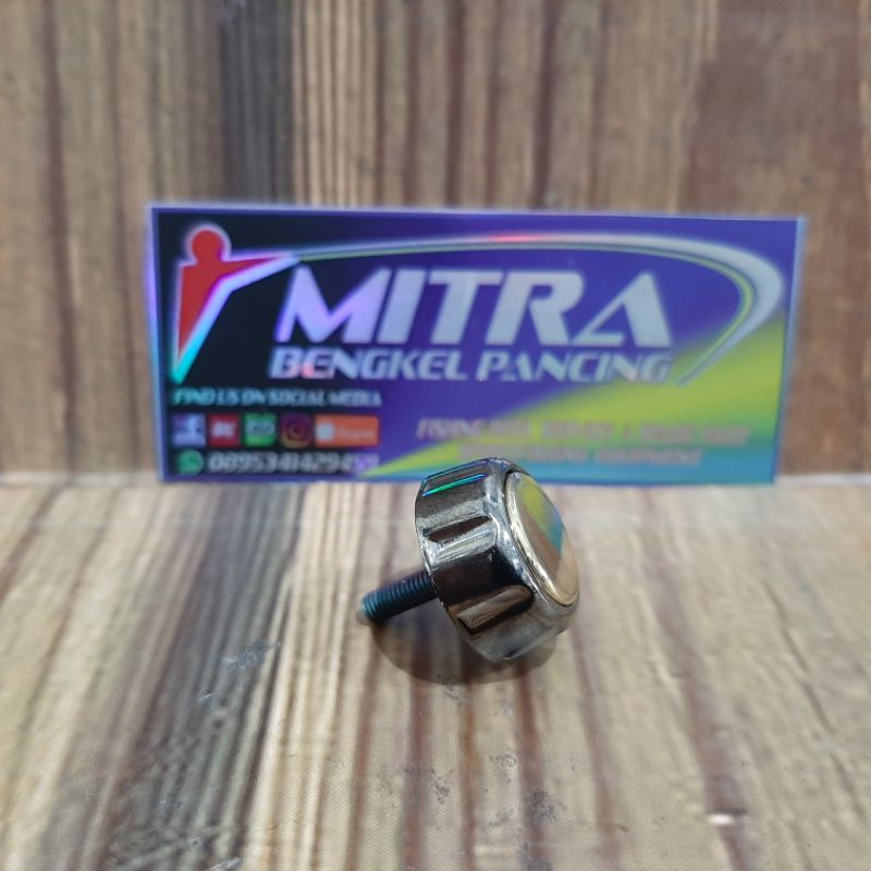 screw cap ryobi size 1000 - 5000 non ph segi enam spare part reel pancing original