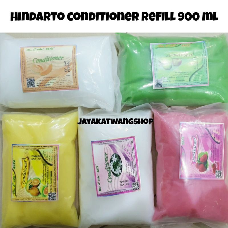 HINDARTO CONDITIONER Refill 900 ml Aroma Melon Apel Strawberry Jasmine Lemon Kondisioner