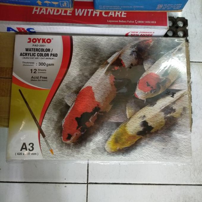 

Buku Cat Air/Cat Akrilik Joyko A3/A4