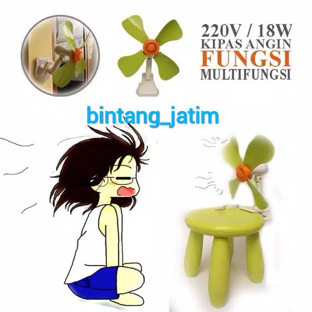 mini fan jepit 18w/ kipas jepit 18w/ kipas jepit / kipas angin