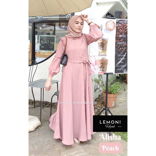 Baju Gamis Alisha by Lemoni Hijab