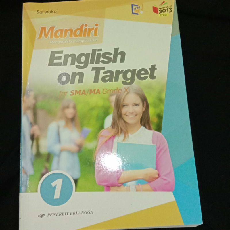 

preloved buku paket mandiri English on target kelas 10 Erlangga