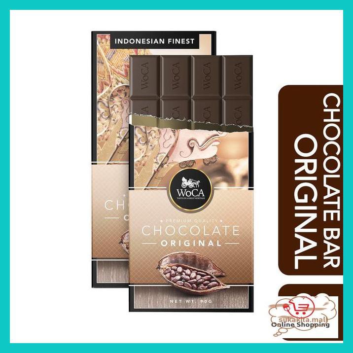 

U79Iytut- Woca Premium Chocolate Bar - Cokelat Batang Rasa Original - 90 Gram Ae5Wrf4-