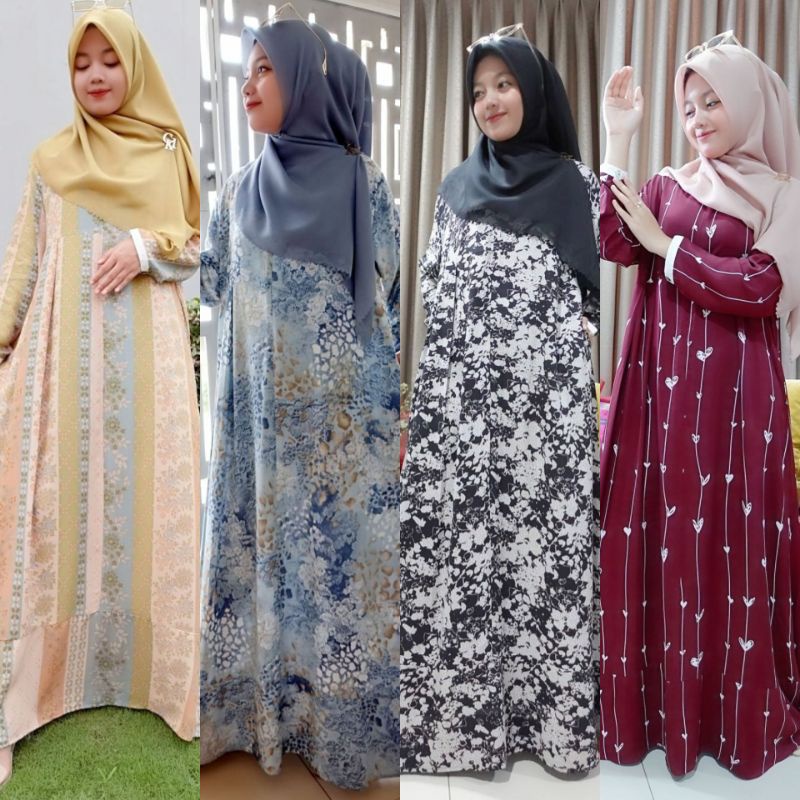 CKL.Looks Dress Fashion ALMA LAILA ETNIK MAROON