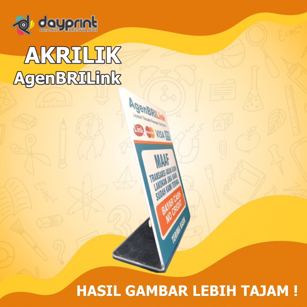 

TEMPAT BROSUR / TENT HOLDER / TENT CARD AKRILIK DISPLAY UKURAN A6, A5, A4