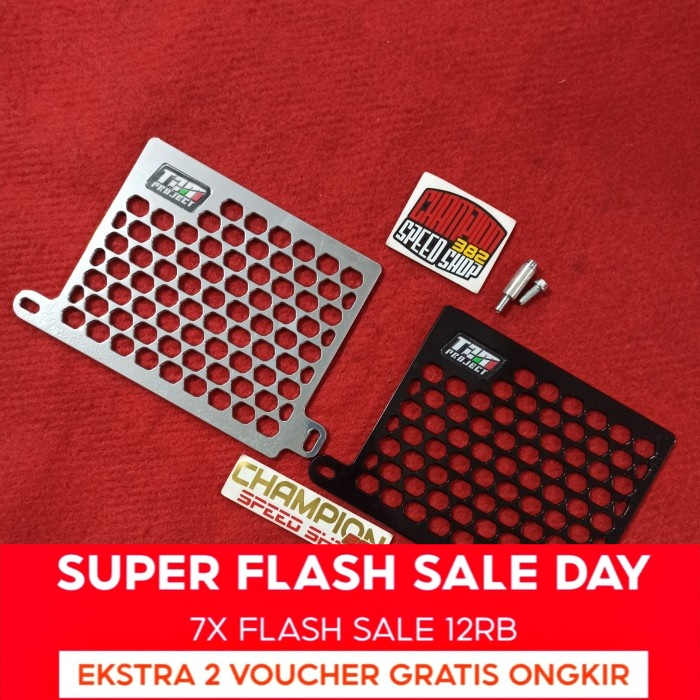 Original Cover Radiator TZM Project Hexagon All New Aerox 155 Connected  vario tzm  tutup radiator c