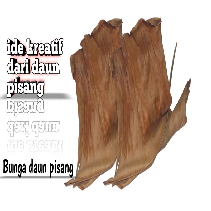 Daun Pisang Kering Klaras Pisang 100 Gram