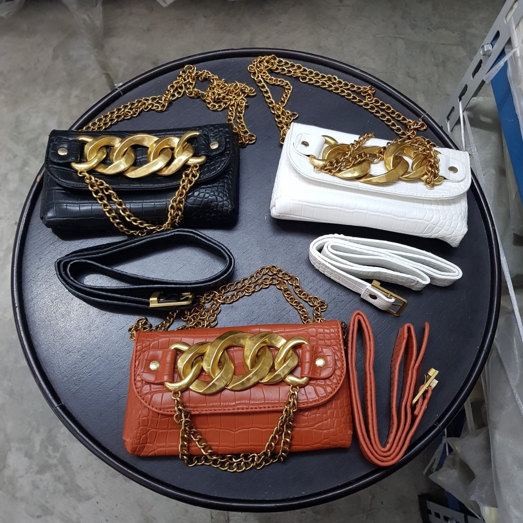 BISA COD! Tas Selempang wanita Import Tas Pinggang Import 7564