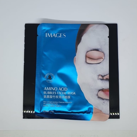 Images Bubbles Facial Mask Amino Acid Masker Wajah Busa