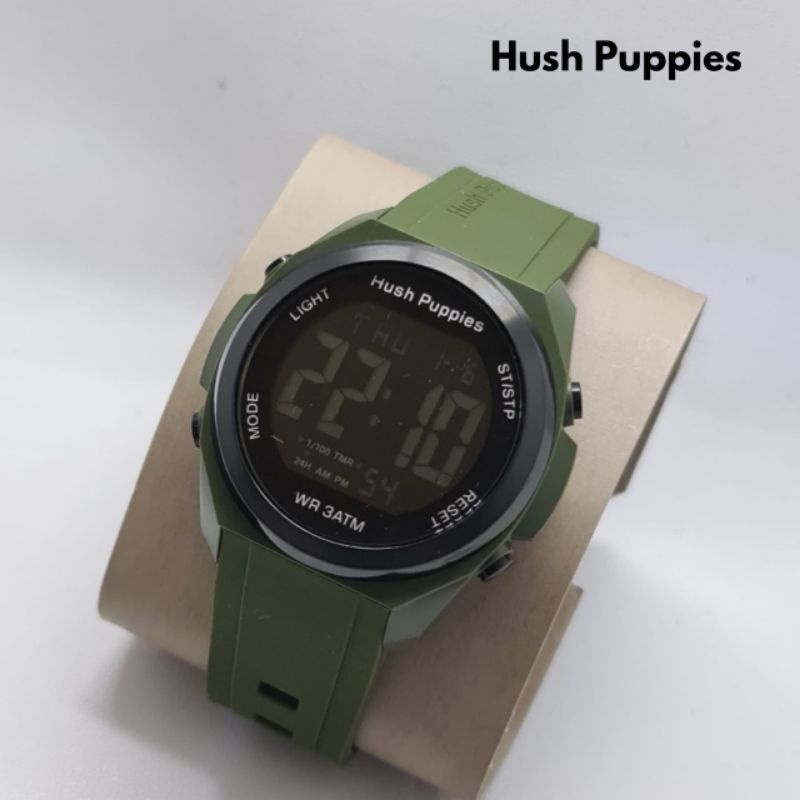 HUSH PUPPIES HP8571 | JAM TANGAN PRIA WANITA HUSH PUPPIES DIGITAL RUBBER STRAP