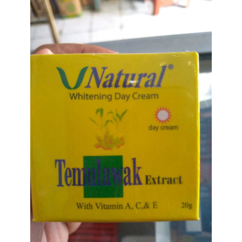 krim siang natural temulawak 100% | cream pemutih wajah 100% original