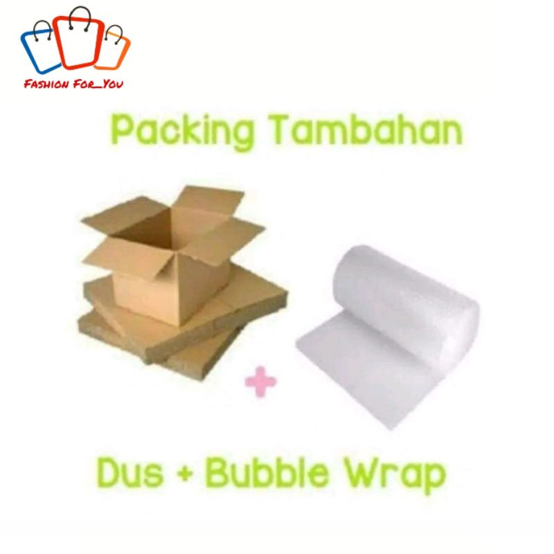 Tambahan Dus + Buble Warp ~ Paket Lebih Aman