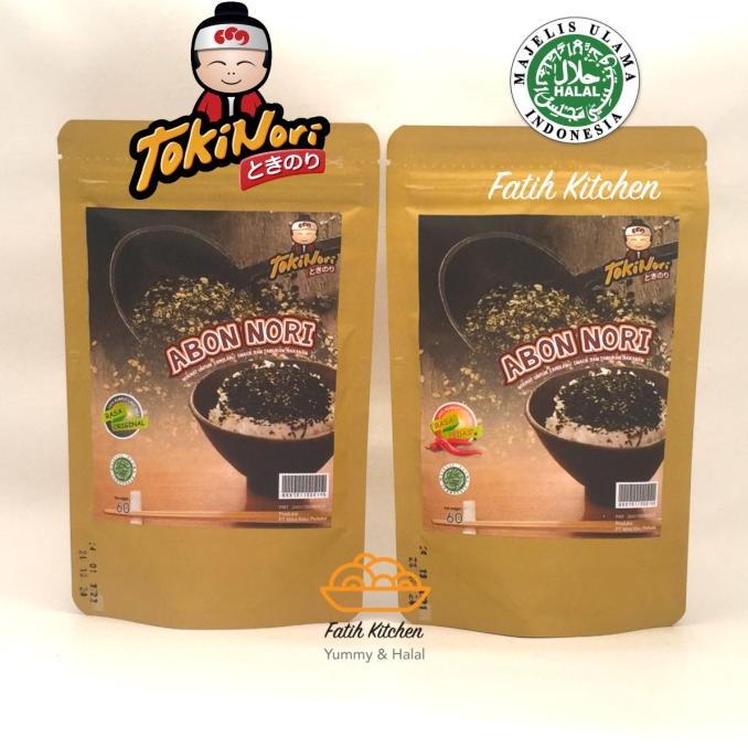 

Tokinori Abon Nori 60 gr rasa Original / Spicy Halal MUI -Abon Seaweed