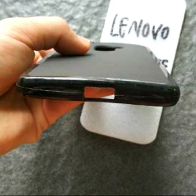 LENOVO K4 NOTE / LENOVO A7010 softcase karet silikon hitam dan tutup belakang mantul murah meriah