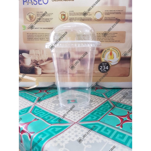 Tutup Gelas Cup Pop Ice Cembung & Datar