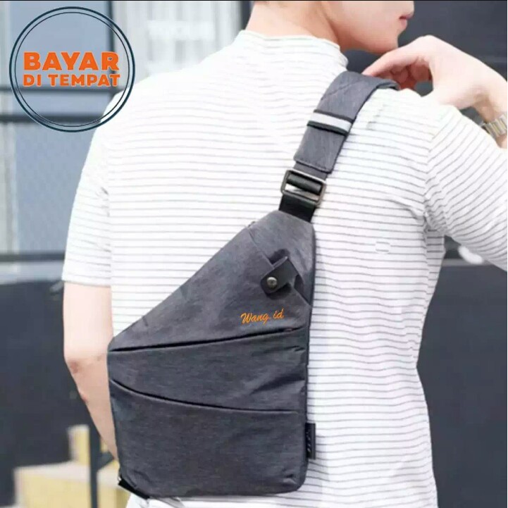 Selempang Pria Slempang Pria Tas Fashion Pria Tas Anti Maling Chest Bag Messenger