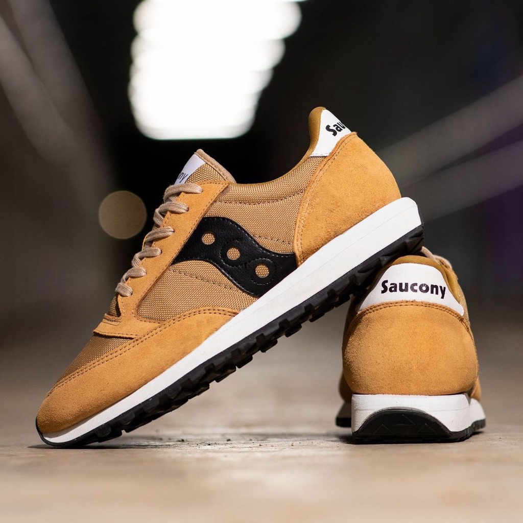 Sepatu Saucony Jazz Vintage Brown Black Original Murah