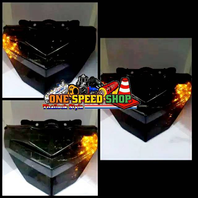 Lampu stop ninja 250 fi injeksi stop led belakang ninja 250 new plus sen stoplamp