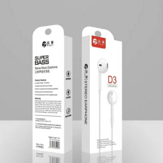 Headset Pinzy D3 Stereo / Headset Pinzy