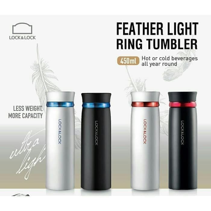 Termos Lock and Lock 450ml Panas n Dingin Lock n Lock Feather Light Lock&amp;lock