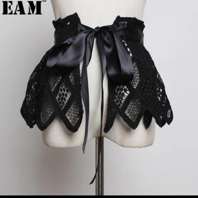 Cummerbund Lace Obi Wide Belt Runaway / Ikat Pinggang Renda Wanita
