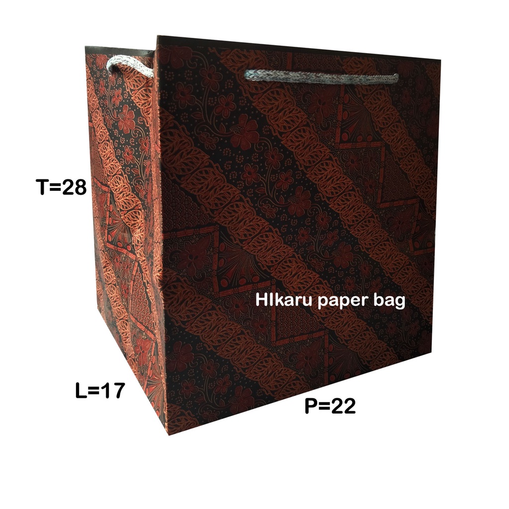 

paper bag batik madura 01 (uk.22x17x28)/Nx