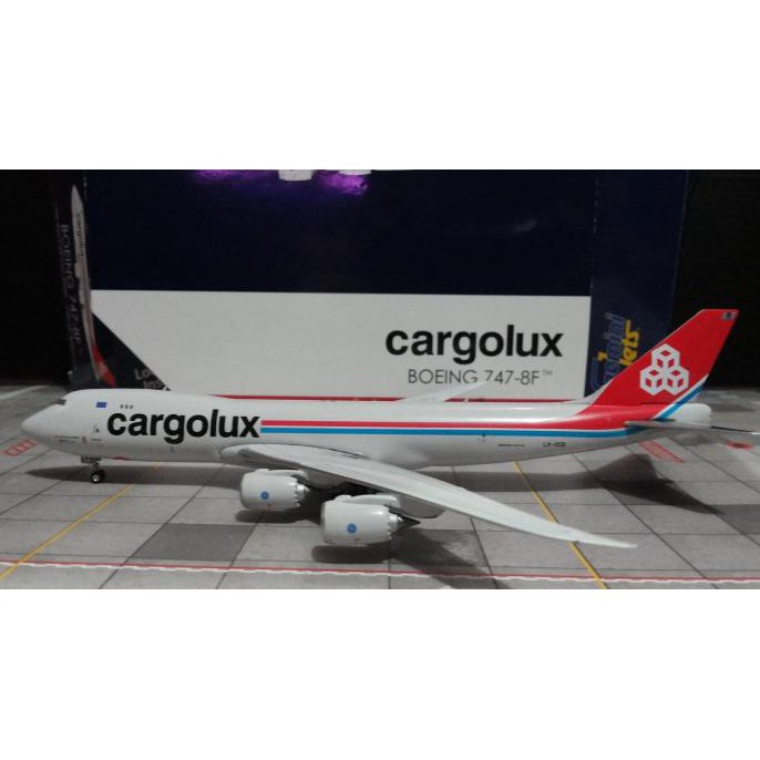***COD** Diecast Pesawat CargoLux B747-8F LX-VCB Gemini Jets 1:400