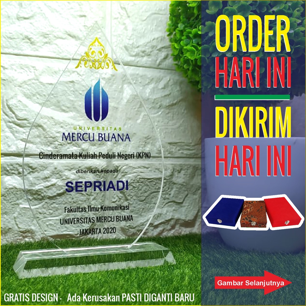 

Plakat Termurah!!! Akrilik Acrylic Penghargaan, kenang-kenangan, wisuda + Box | Elegant