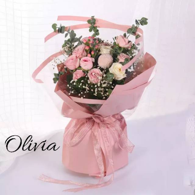 

Olivia - flower wrap / kertas bunga ecer murah
