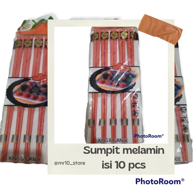 sumpit melamin isi 10 pcs