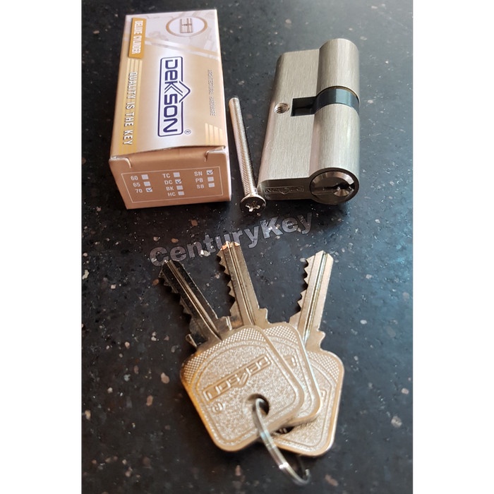 Cylinder Dekkson CYL DC DL 70 mm SN Kunci Pintu Silinder 70mm Dekson