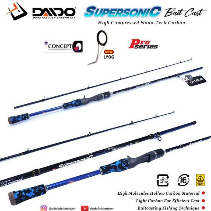 Joran Daido Supersonic Pro Series Bc( Bait Cast) 180Cm, (8-17) -(10-20 - 10-20Lb
