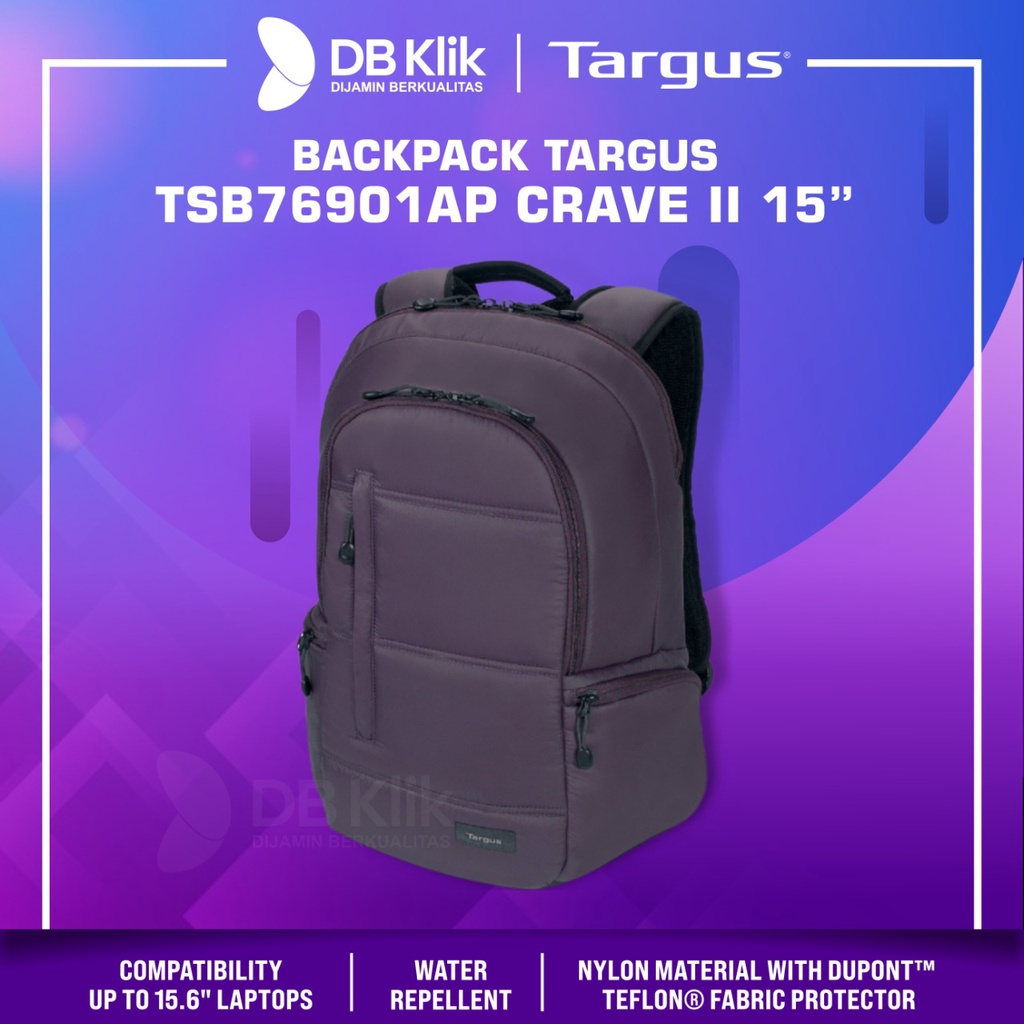 Backpack TARGUS TSB76901AP CRAVE II for MACBOOK 15&quot; Dark Maroon