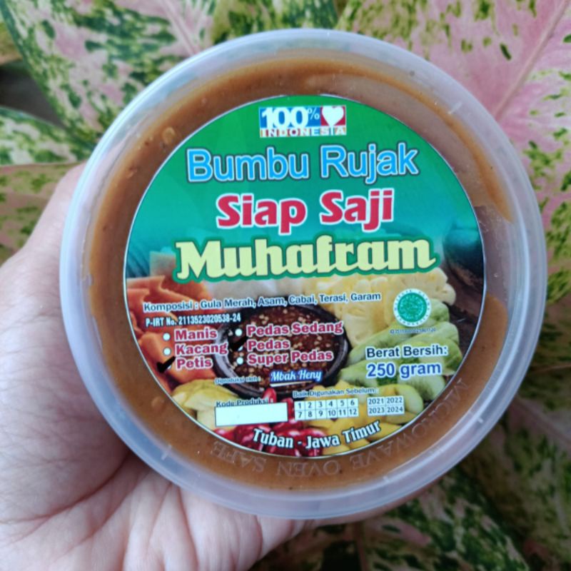 

Bumbu Rujak Siap Saji MUHAFRAM, kemasan baru