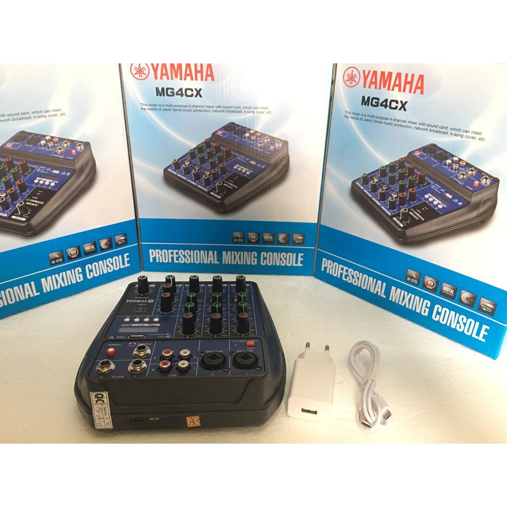 MIXER YAMAHA MG4CX MG 4 CX MG4 CX USB BLUETOOTH 4 CHANNEL MINI