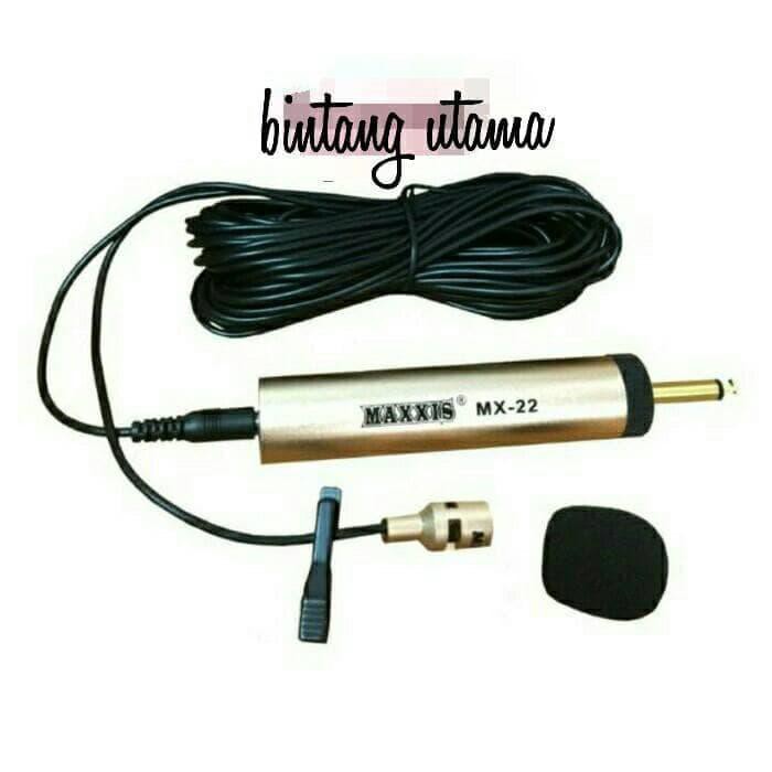 gitar bass murah berkualitas Maxxis Condenser Clip On Microphone MX-33 (Mic Jepit / Mic Imam) Murah