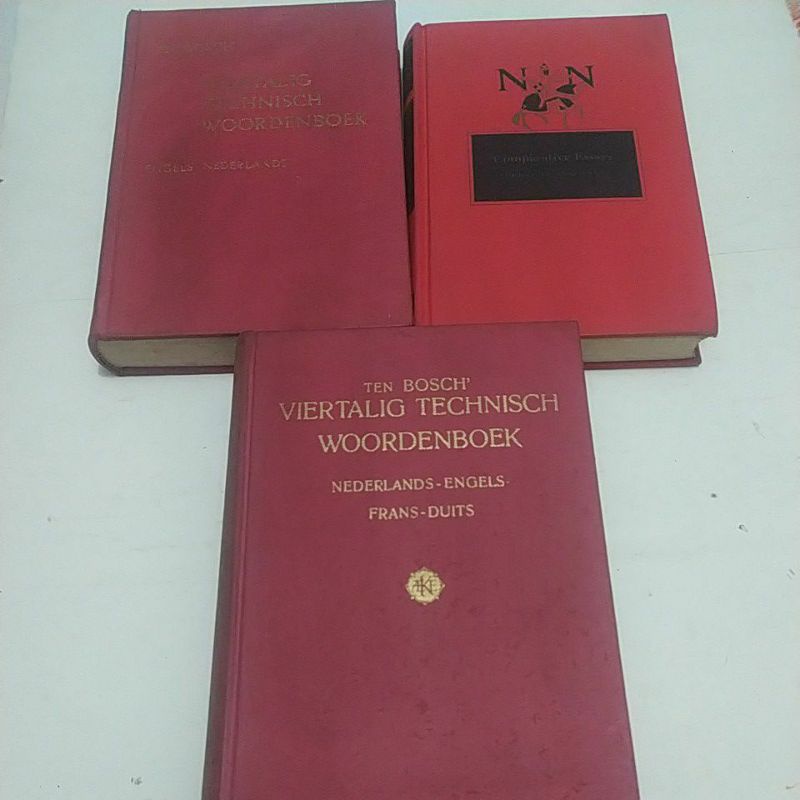 HARGA 1AN TEN BOSCH VIERTALIG TECHNISCH WOORDENBOEK ENGELS-NEDERLANDS/ VIERTALIG TECHNISCH WOORDENBO