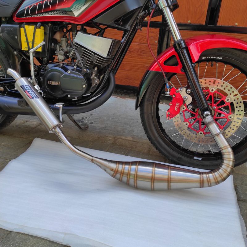 Knalpot RX King RX Spesial Model Kolong PDK Repsol Stainles Original GHS Racing-3