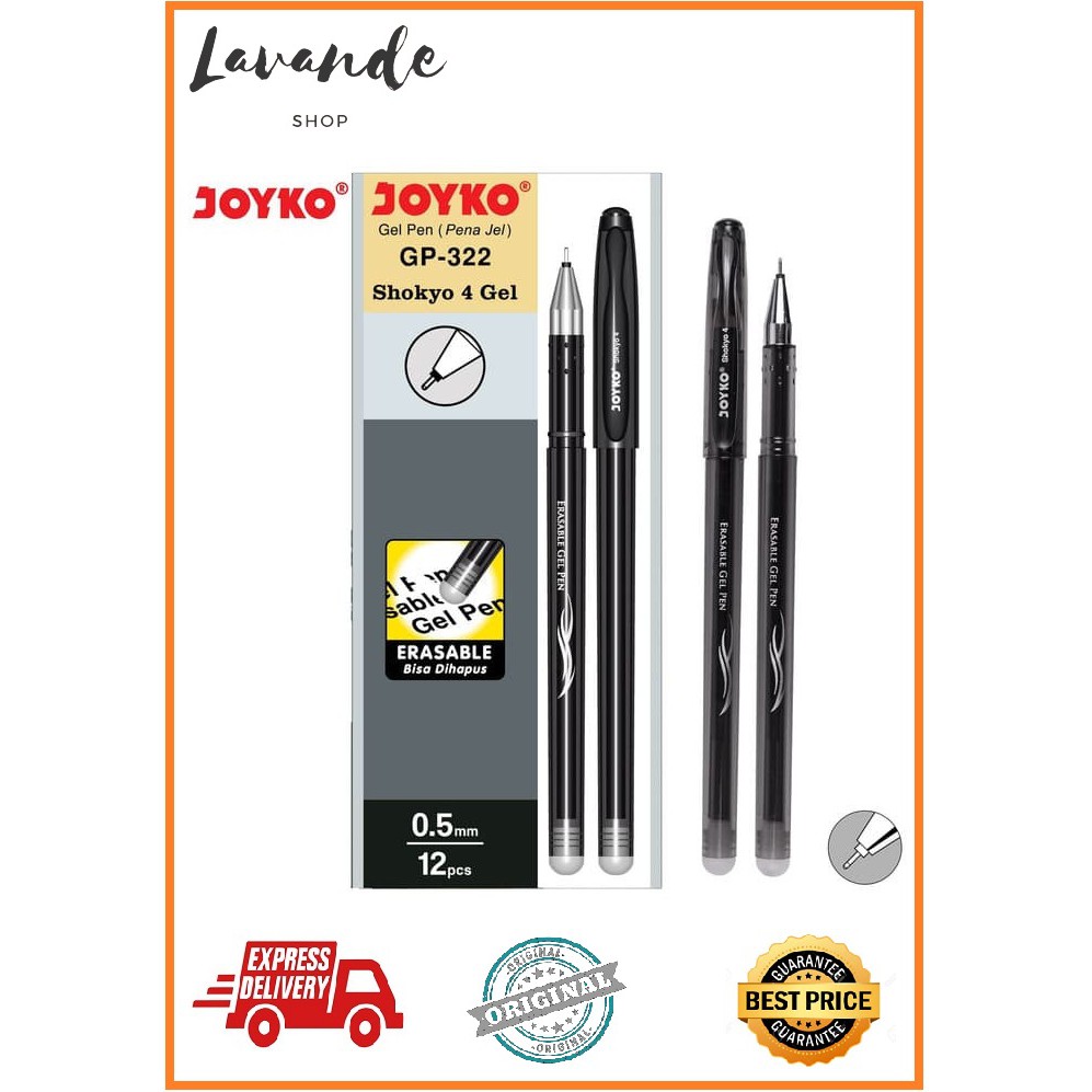 

PULPEN BISA DI HAPUS SHOKYO GEL 4 GP-322 / PULPEN BISA DIHAPUS