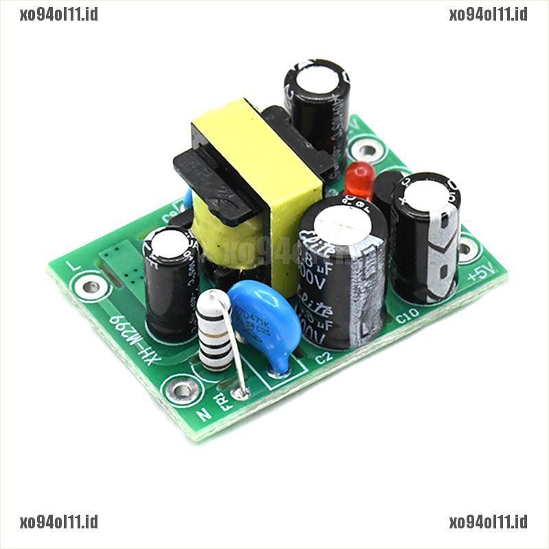 (XO) Papan Modul Konverter Mini AC-DC 220V Ke DC 12V 0.2A +