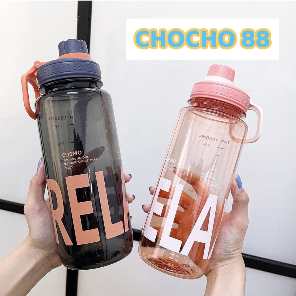 Botol Minum Sport PORTABLE BZ 223 BZ223 1 Liter / Botol Minum Plastik Relax 1000 ml (HX514) CHOCHO 8