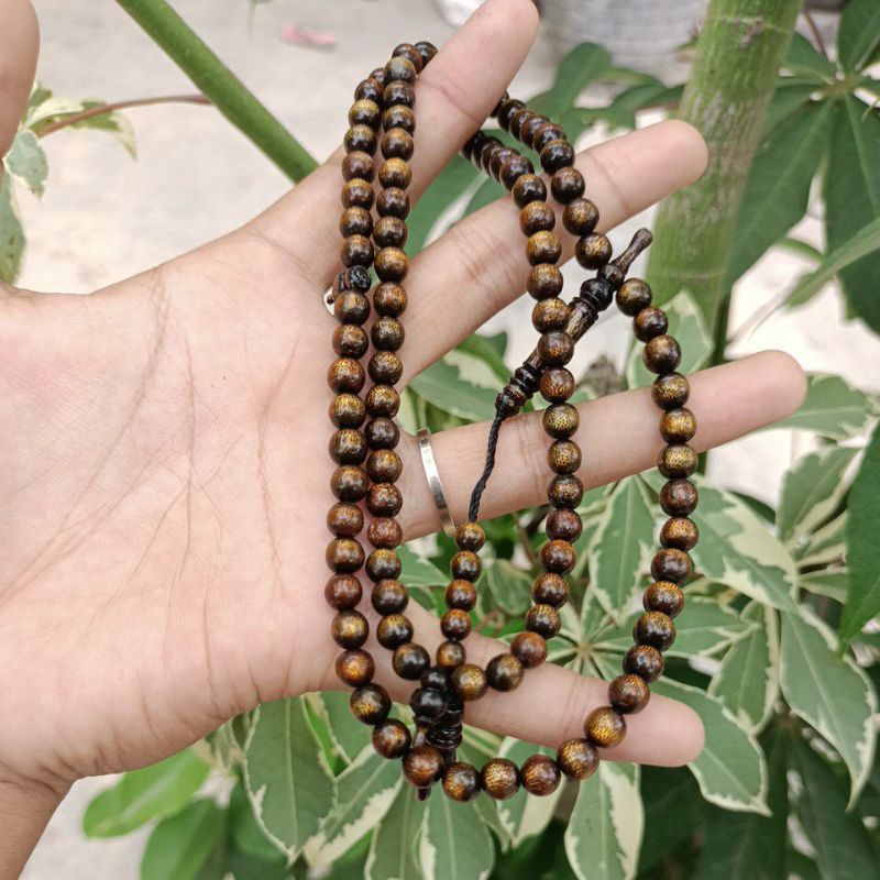 tasbih 99 Tali arus serat emas
