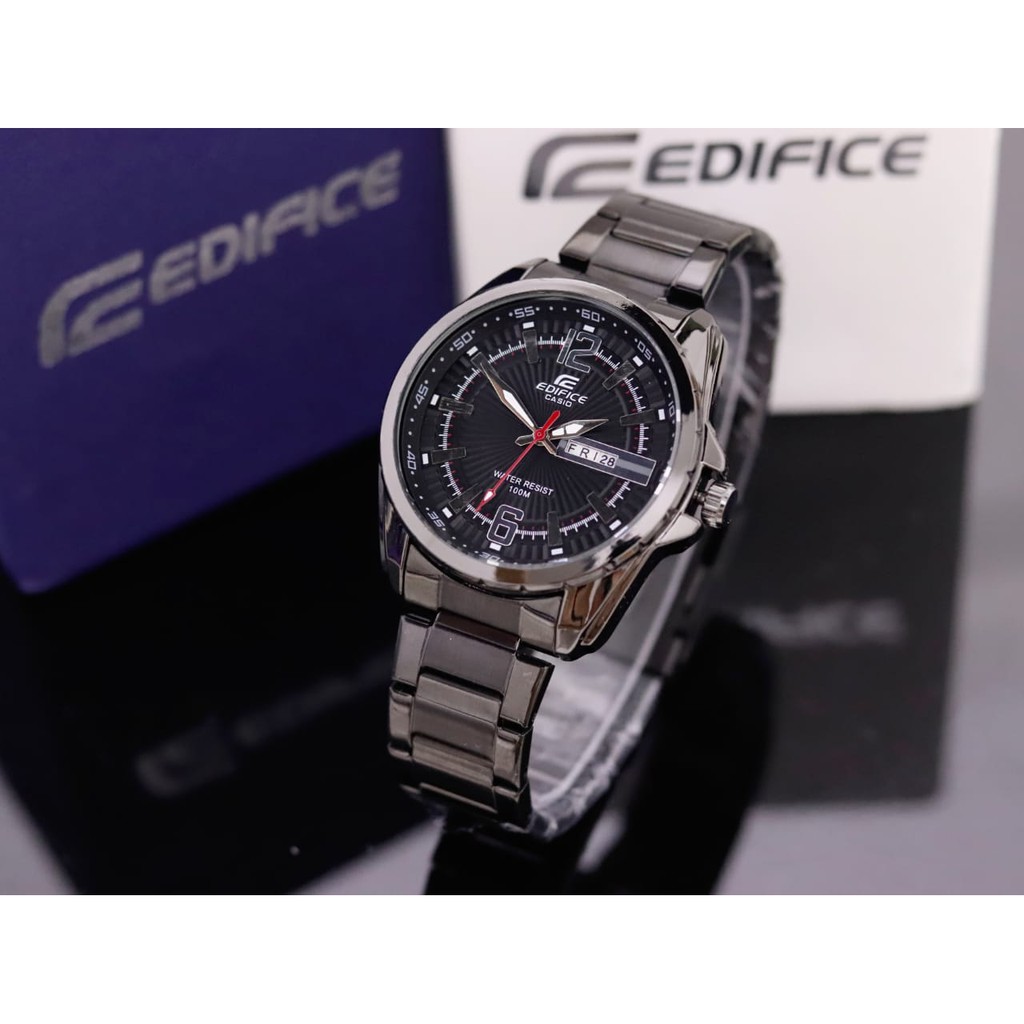 EDIFICE CASIO RANTAI EFR 501 WATER PROOF JAM TANGAN PRIA SIMPLE FORMAL CASUAL ELEGANT JAM COWOK TERBARU