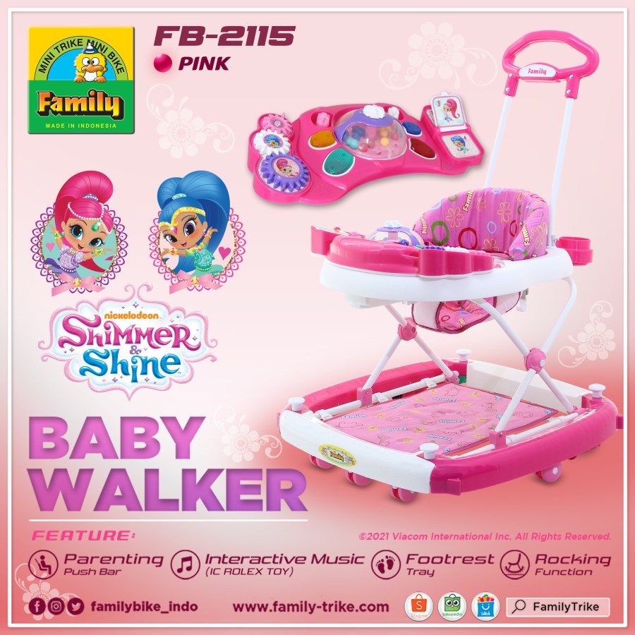 NEW - Baby Walker Family 2115 Shimmer Shine