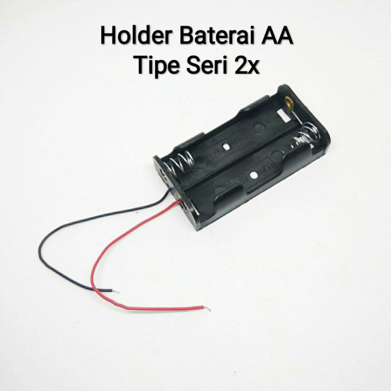 Terminal Baterai Case Box Holder Battery Ukuran AA - AAA