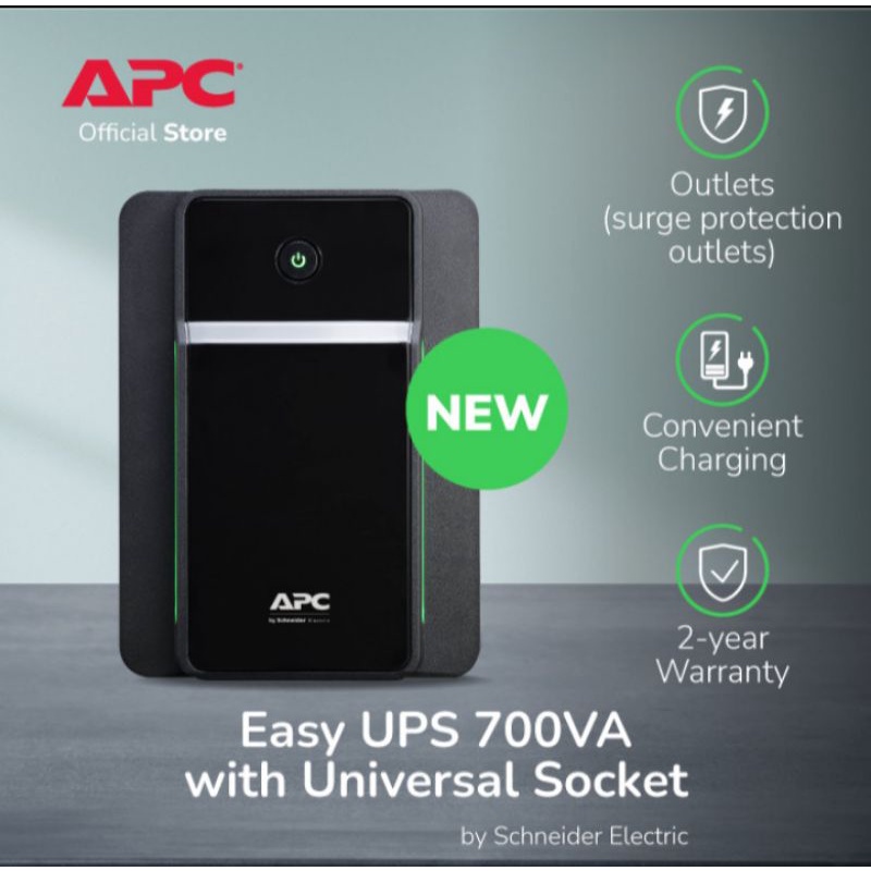 UPS APC Easy UPS BVG 700VA 360W BVX700LUI-MS
