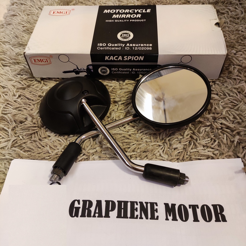 Spion Motor Honda ALL NEW SCOOPY Fi / SCOOPY Baru 2018 EMGI KUALITAS ORI Kaca Cembung Kode 9242-3