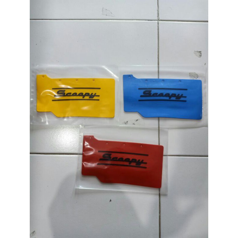 mudflap Mud Flap Scoopy New Warna Pelindung Lumpur ScoopyNew