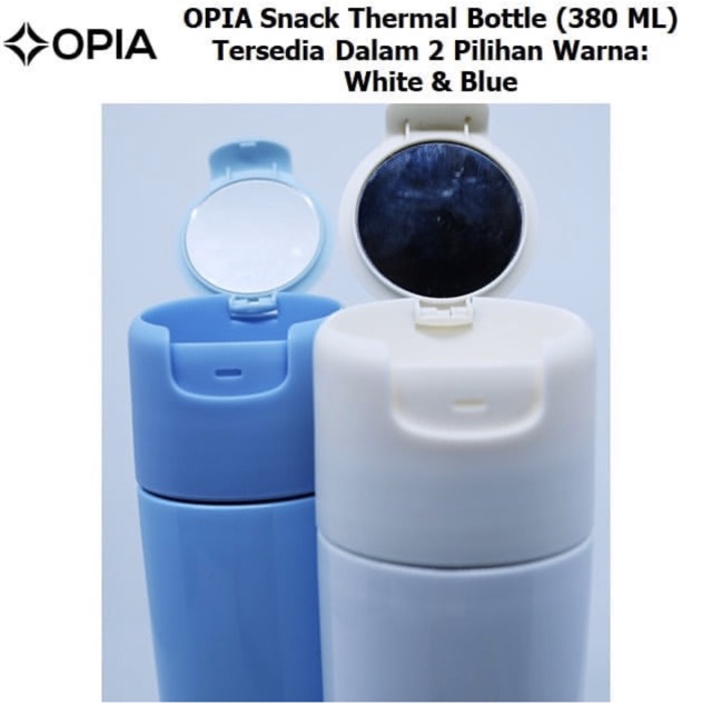 Opia Snack Thermal Bottle 380ml - Botol Minum/Thermos air