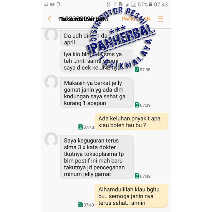 Q N C Jelly Gamat Penyubur Kandungan Agar Cepat Hamil Asli Original Teripang Indonesia